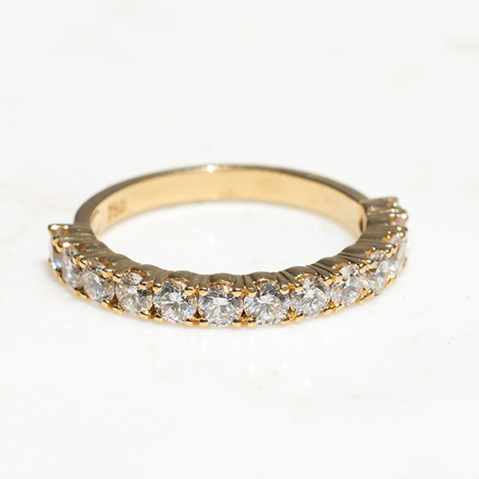 Allegra Diamond Half Eternity Ring