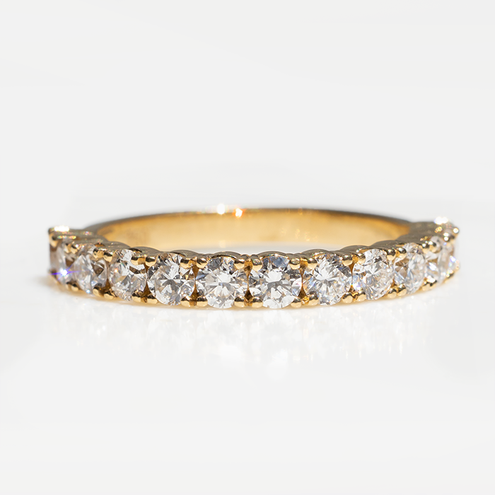 Allegra Diamond Half Eternity Ring