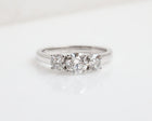 Lily Three Stone Diamond Ring
