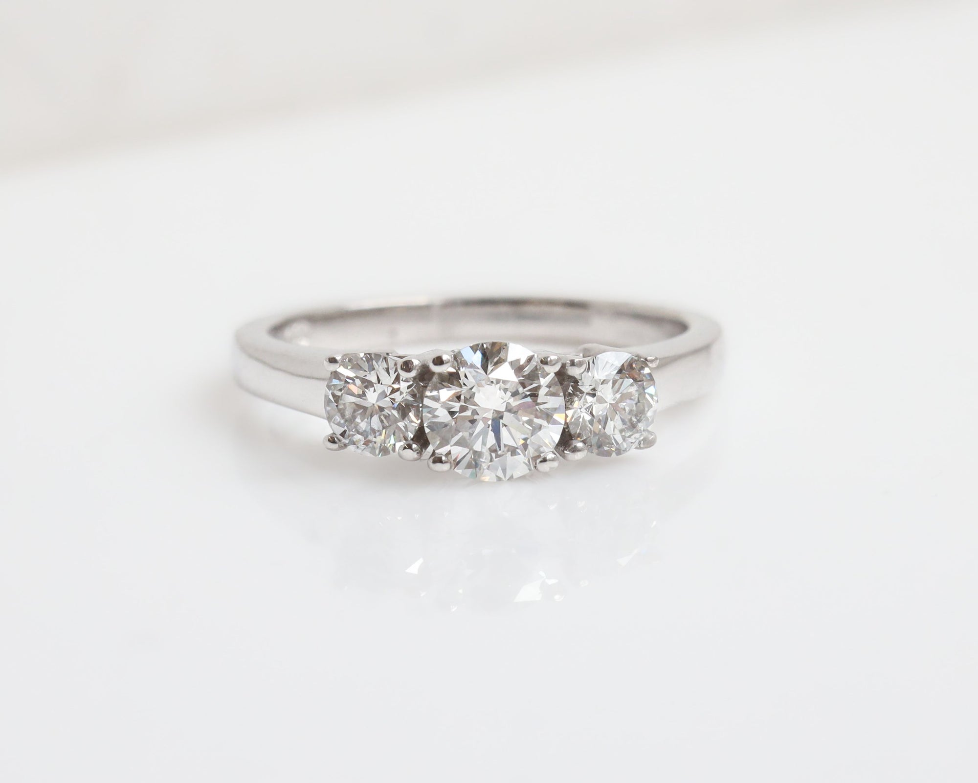 Lily Three Stone Diamond Ring
