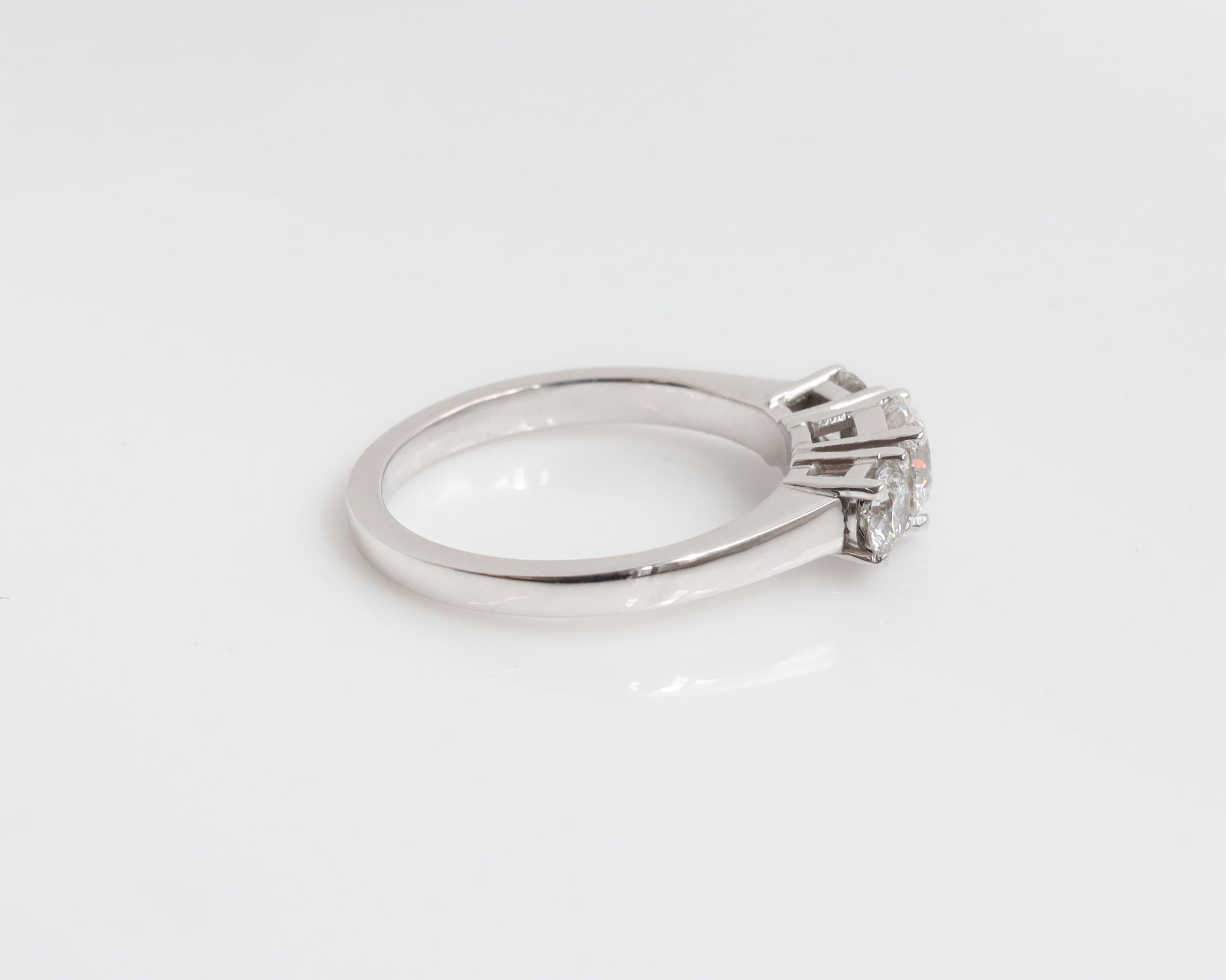 Lily Three Stone Diamond Ring