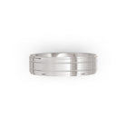 White gold or platinum wedding band, by Meaden Master Jewellers in Auckland, New Zealand. Award-winning team.