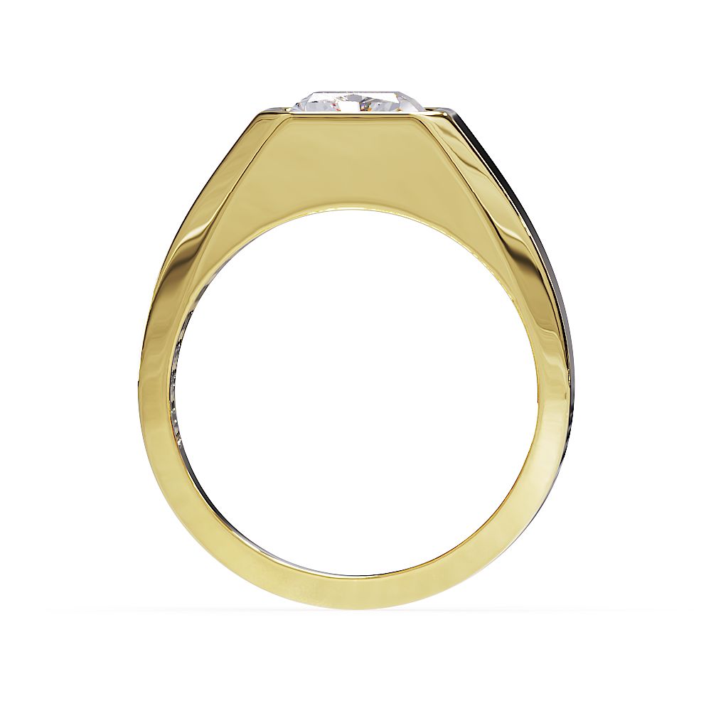 Diamond Signet Mens