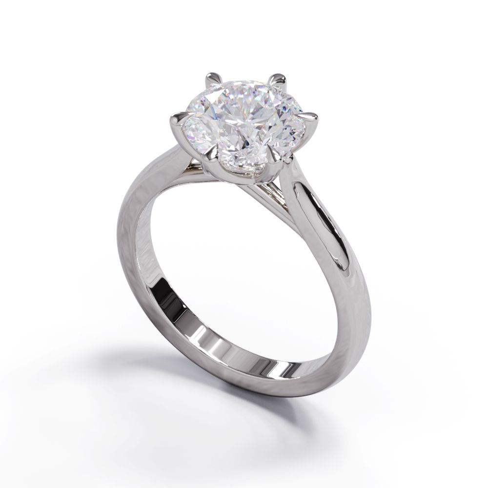 Round Single Diamond