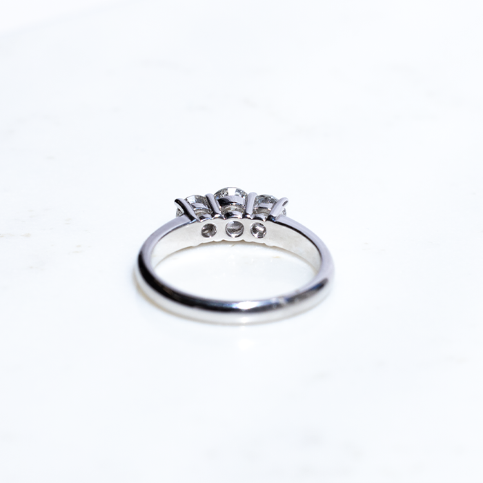 Lily Three Stone Diamond Ring