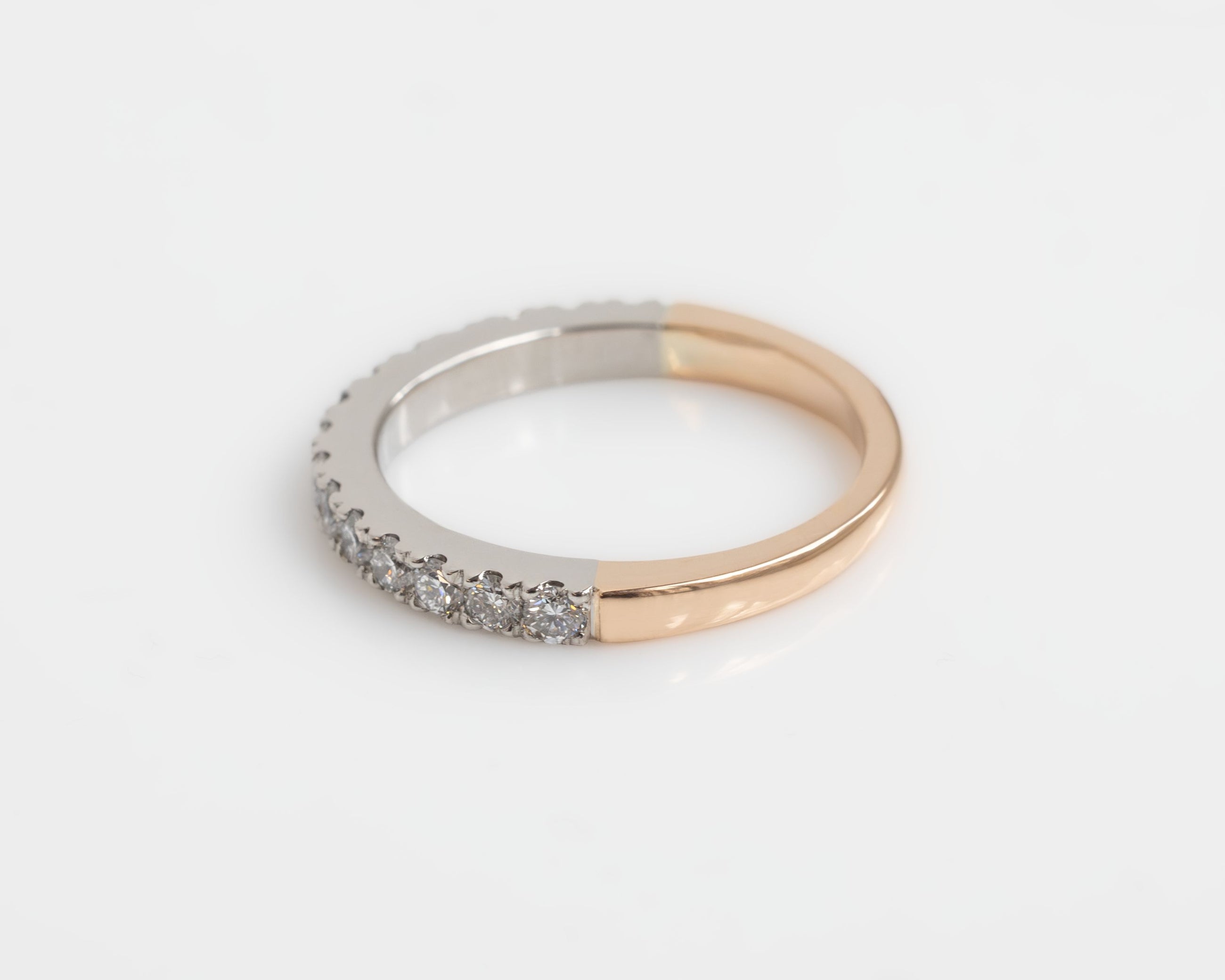 Tilda Two-Toned Wedding Band