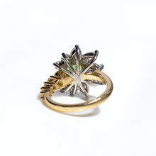 Gwen Asymmetric Tsavorite Ring