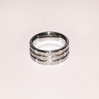 Diamond Bespoke Unisex Wedding Ring locally made in Auckland NZ