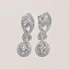 Conflict free Diamond dress earrings made by Master Jeweller