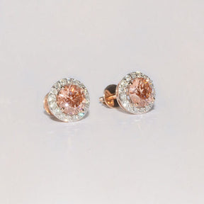 Pink Diamond Earrings for sale at Meaden Master Jeweller in Auckland CBD