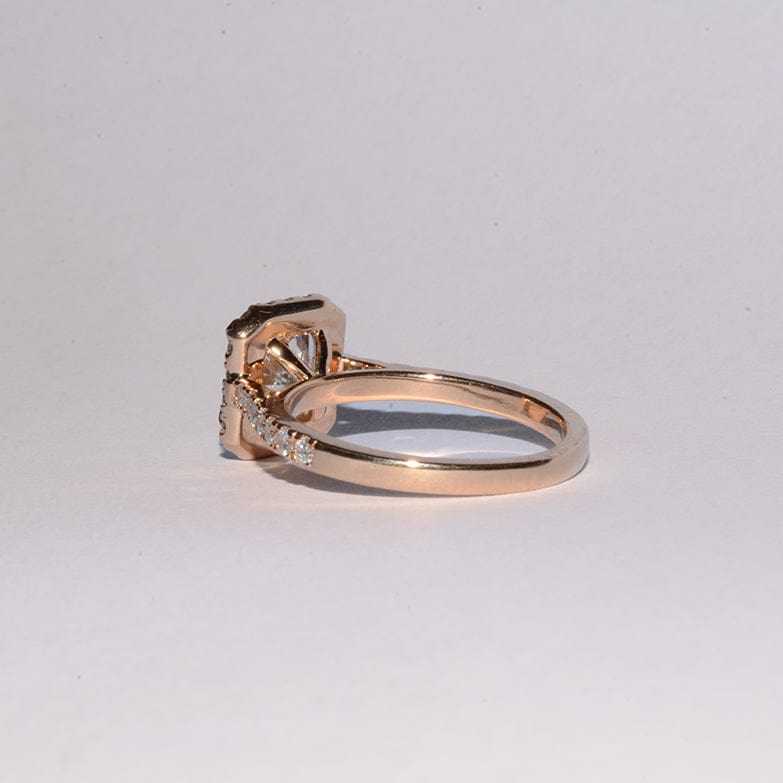 Handcrafted Diamond Engagement Ring