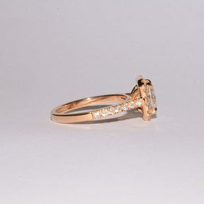 Gold Diamond Engagement Ring made in Auckland