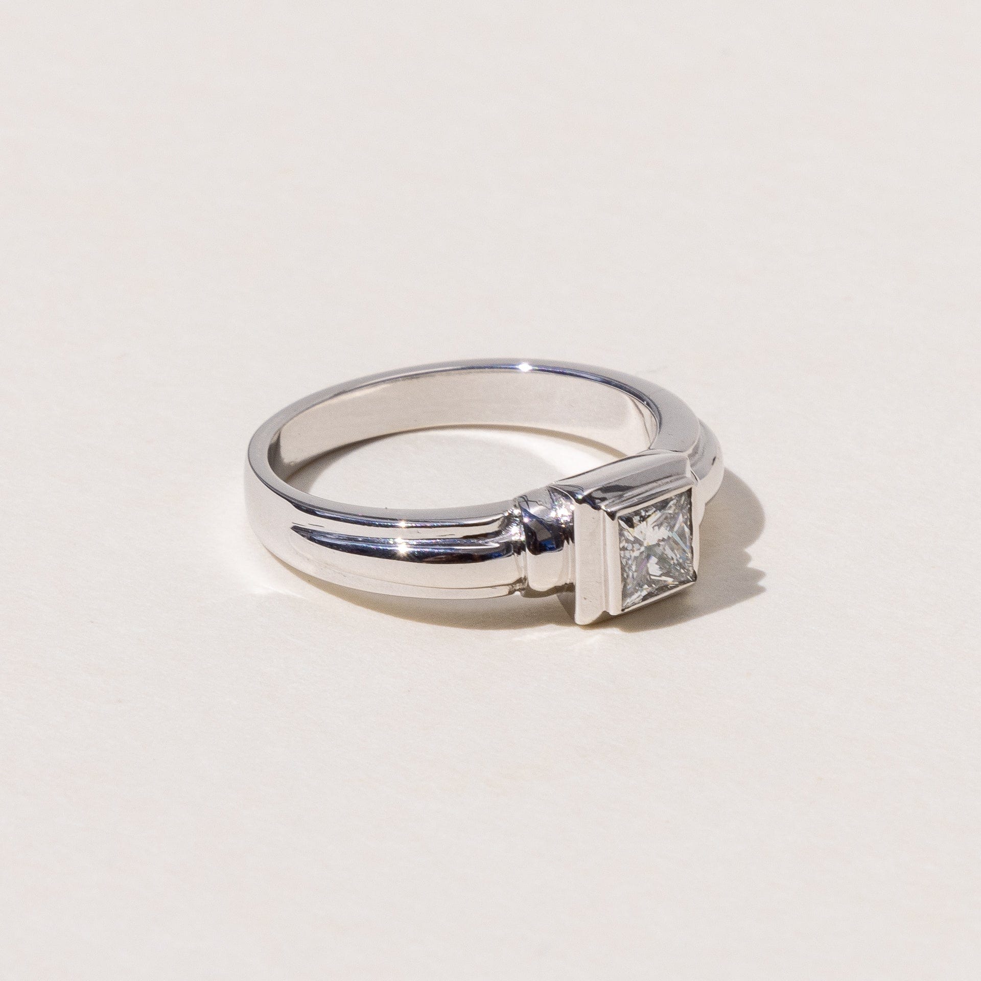 Heidi Princess Cut Solitaire Ring