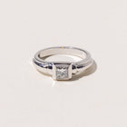 Heidi Princess Cut Solitaire Ring