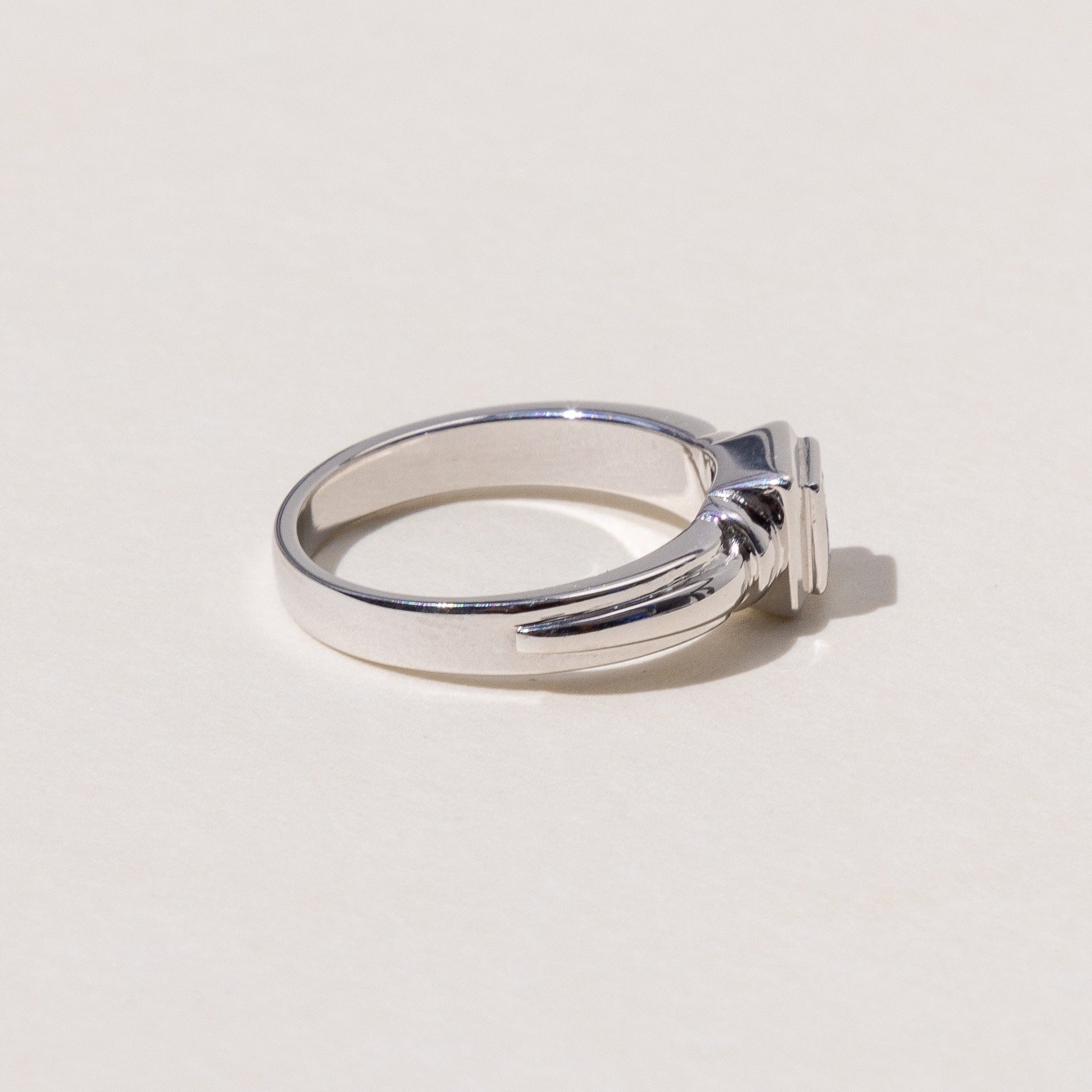 Heidi Princess Cut Solitaire Ring