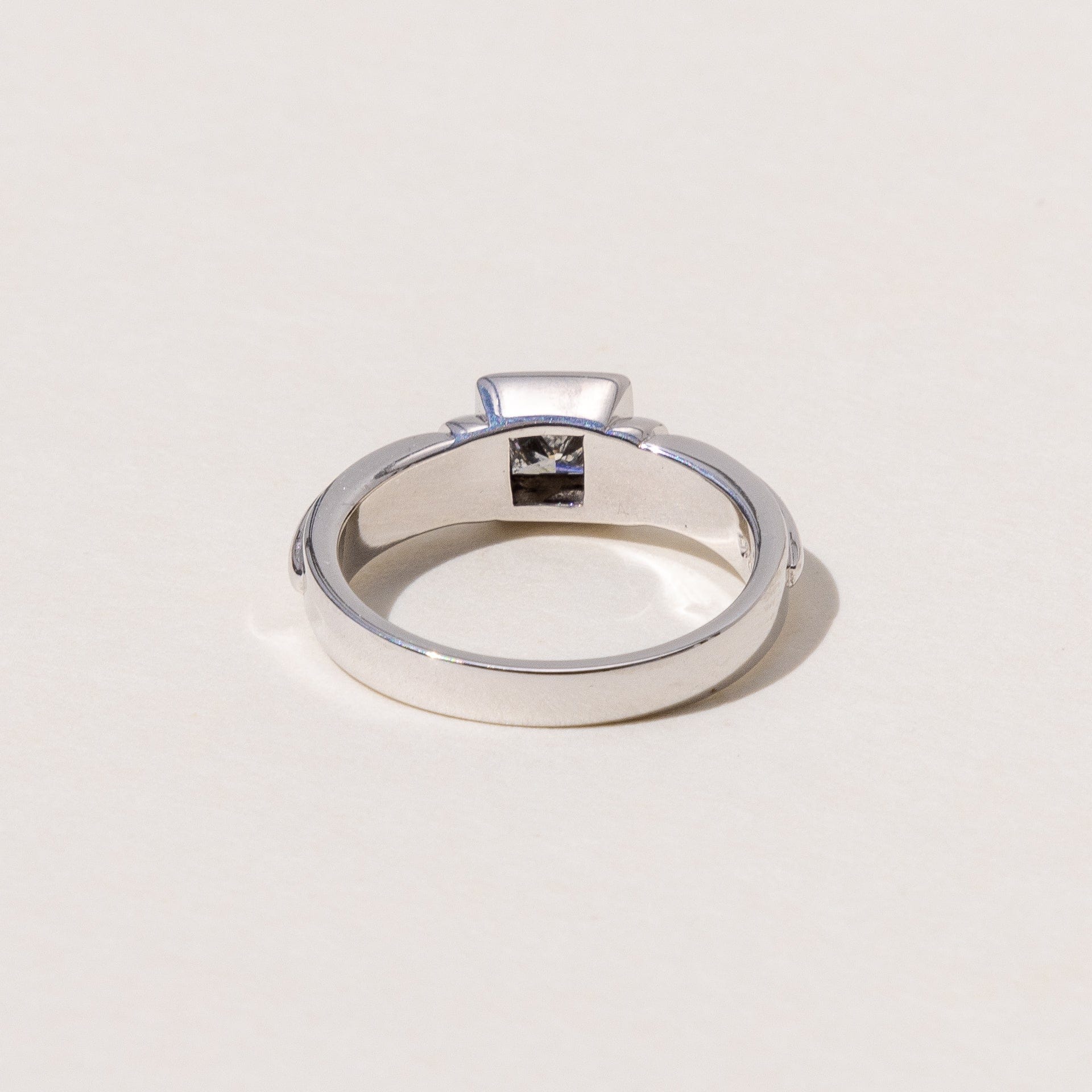 Heidi Princess Cut Solitaire Ring