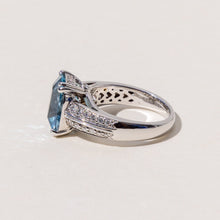 Camila Cushion Cut Aquamarine Ring