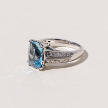 Camila Cushion Cut Aquamarine Ring