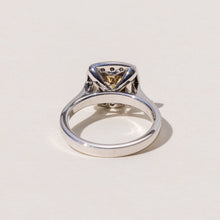 Ava Cushion Cut Cognac Diamond Halo Ring