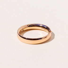 Unisex Rose Gold Diamond Solitaire or Wedding band
