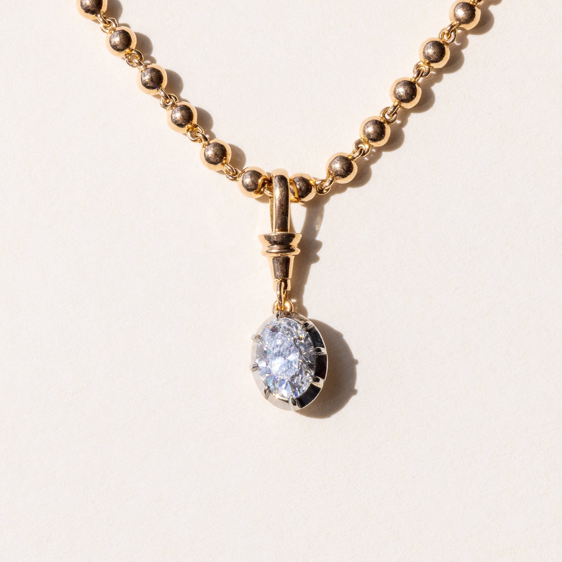 Diana Diamond Pendant Orb Chain | Meaden Master Jewellers