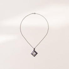 Bespoke 18ct White Gold and Diamond pendant necklace made by our Master Jeweller