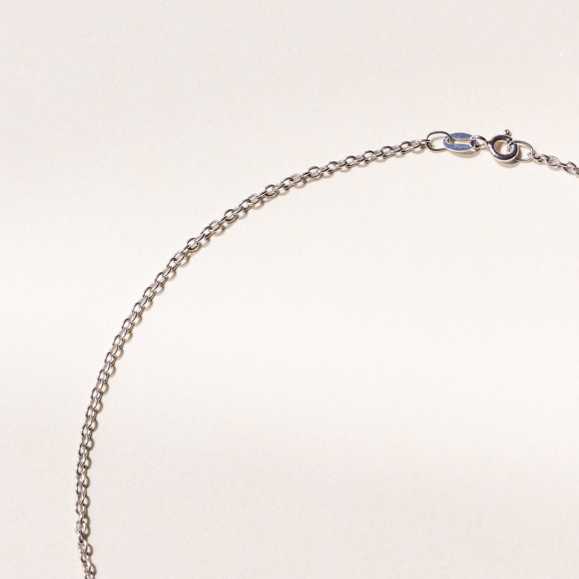 Unisex 18ct White Gold and Diamond pendant necklace made by our Master Jeweller