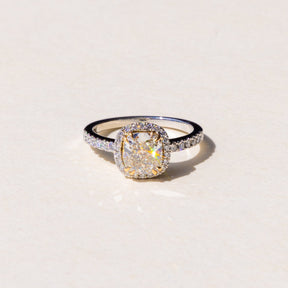 
Made to order for you Diamond Halo solitaire at our Auckland showroom
