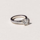 
Platinum Brilliant Diamond Solitaire handcrafted in Auckland NZ by our Master Jeweller
