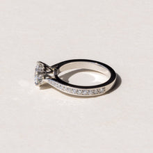 Bespoke Brilliant Round Diamond Solitaire in Platinum handcrafted in NZ