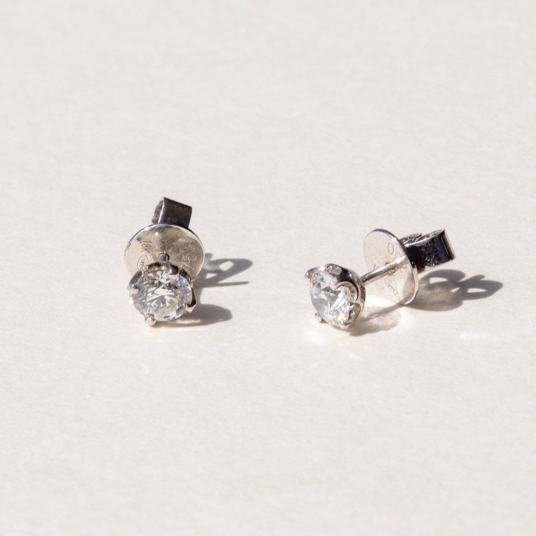 High Quality Diamond Stud Earrings handcrafted in Auckland