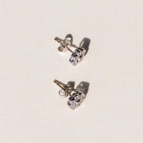 Flora Diamond Stud Earrings