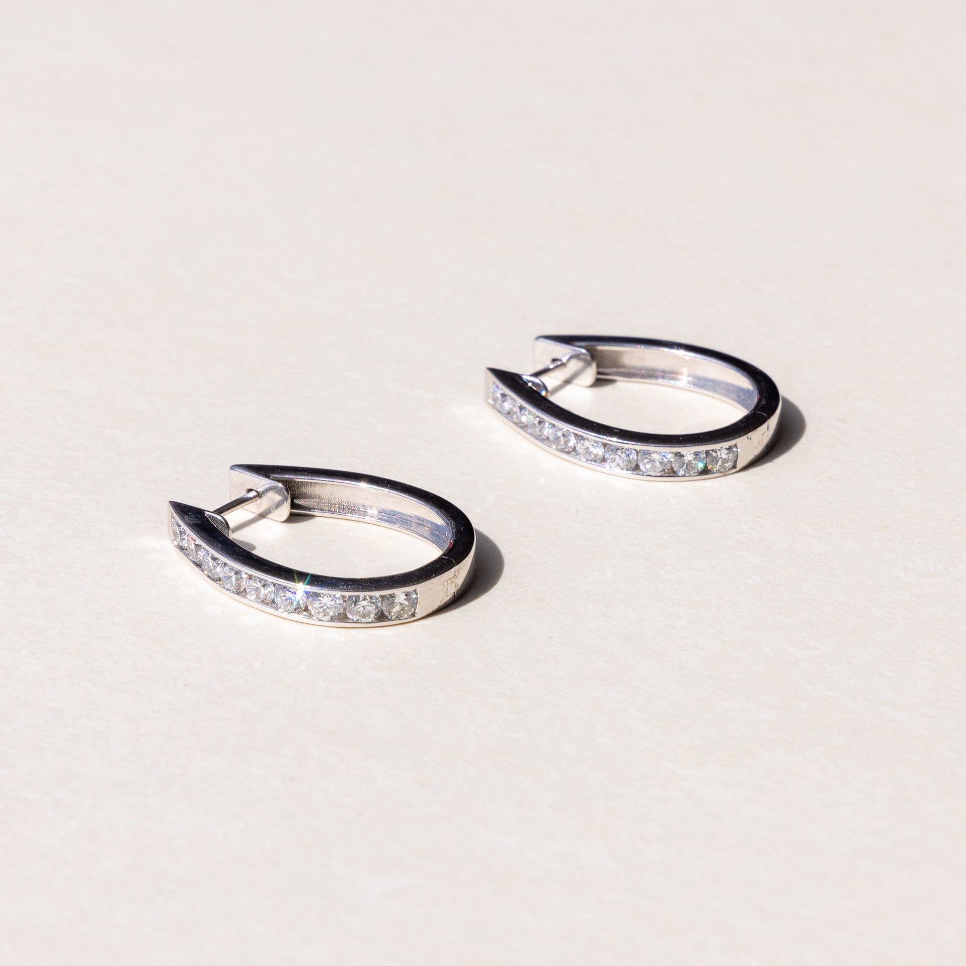 Bonnie Diamond Hoop Earrings