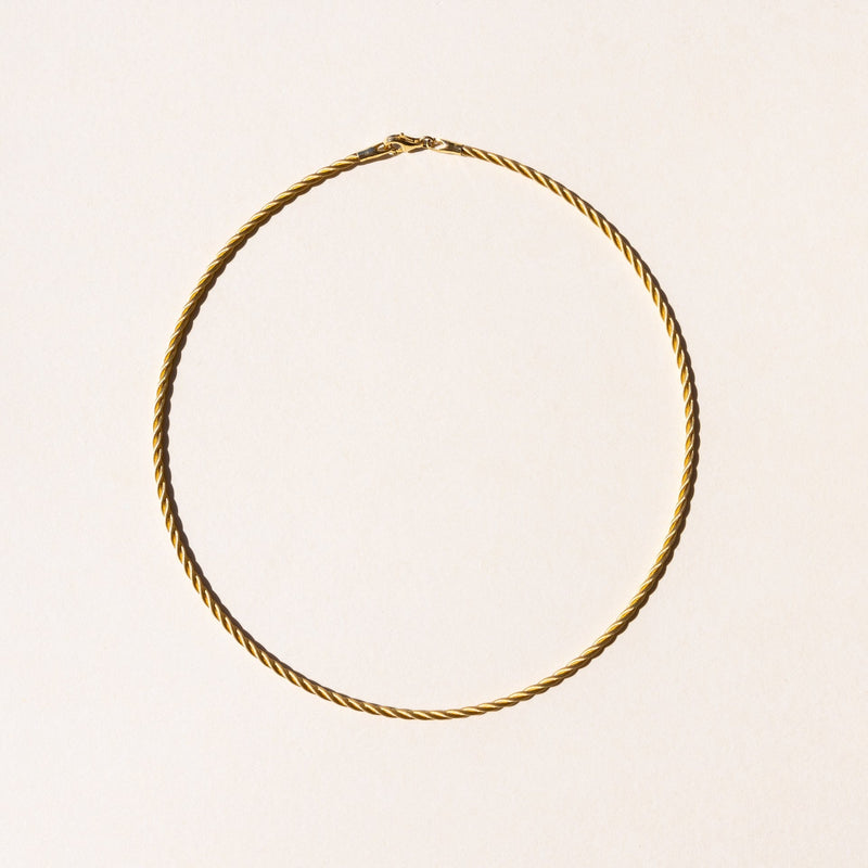 18ct Yellow Gold Rope Chain 