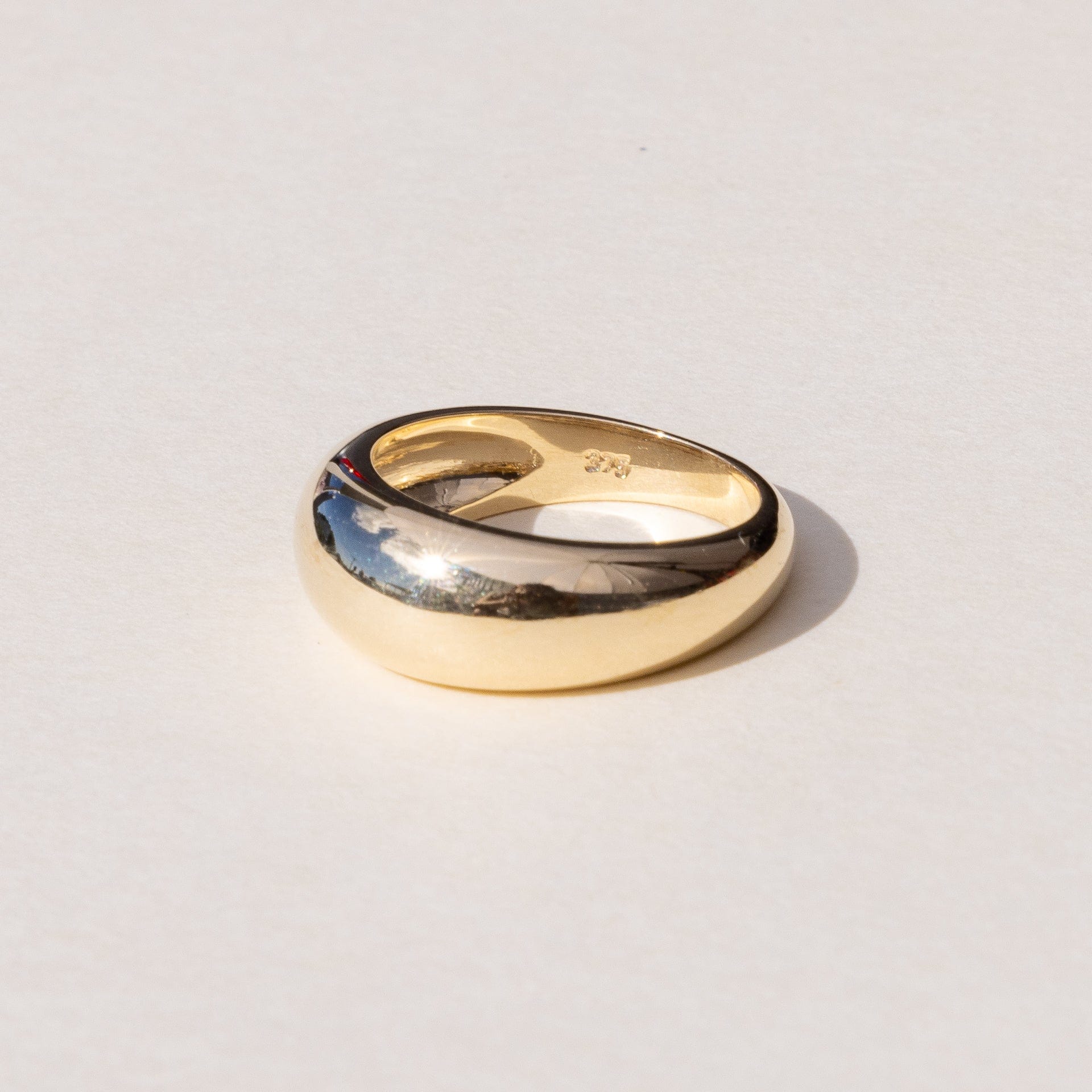 fashion solid 9ct gold ring