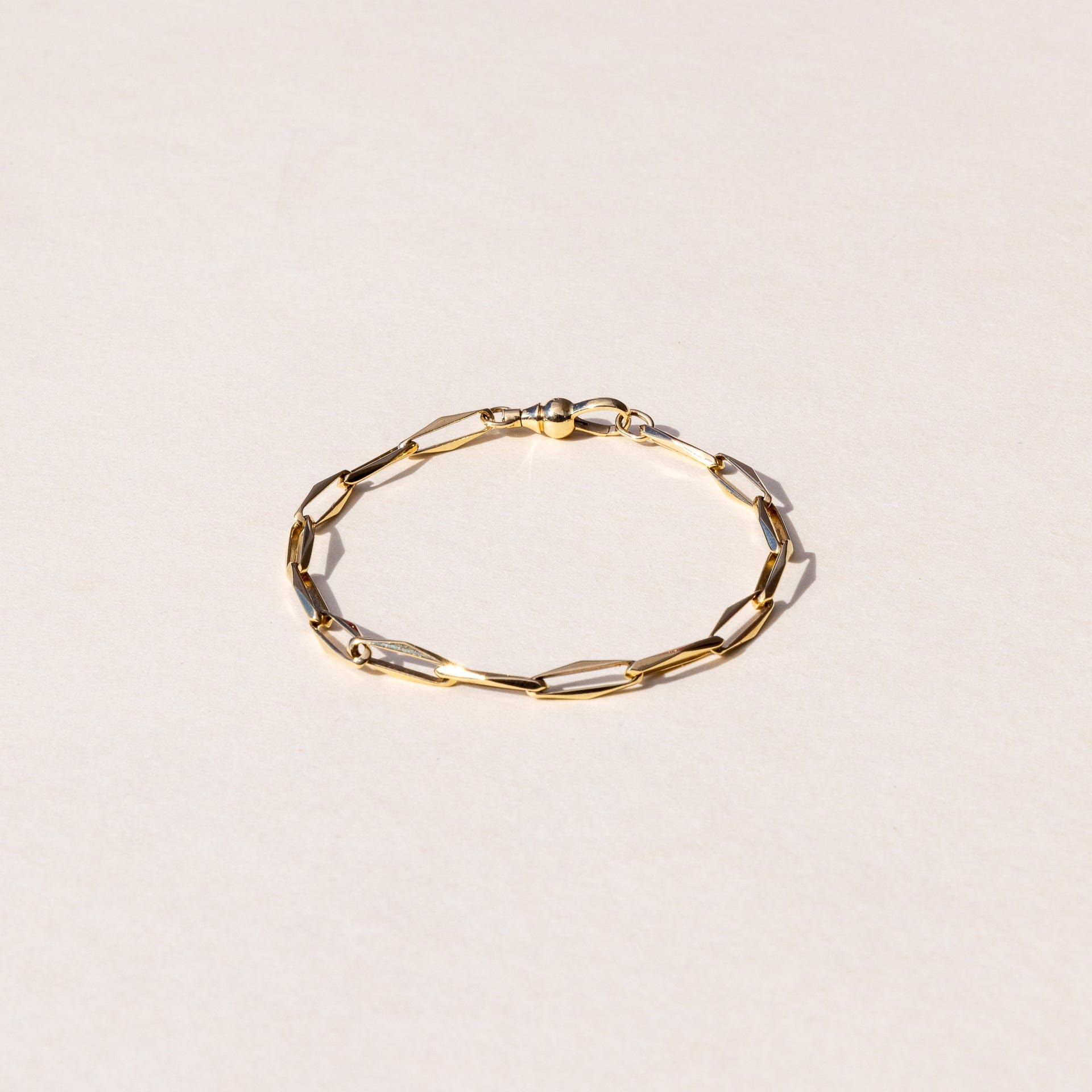 Handmade 9ct Yellow Gold Chainlink Bracelet 