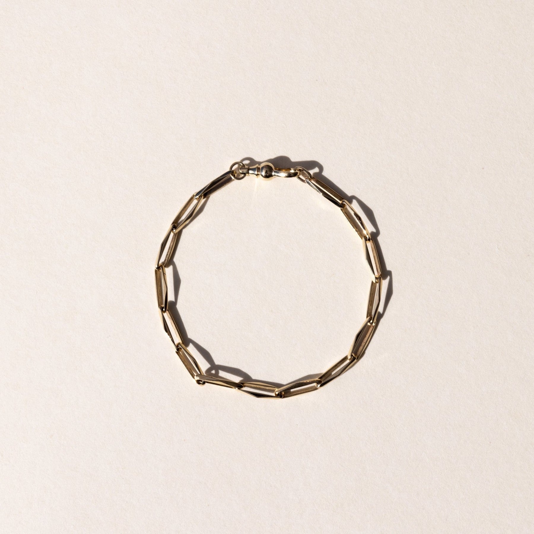 Handcrafted 9ct Yellow Gold Chainlink Bracelet 