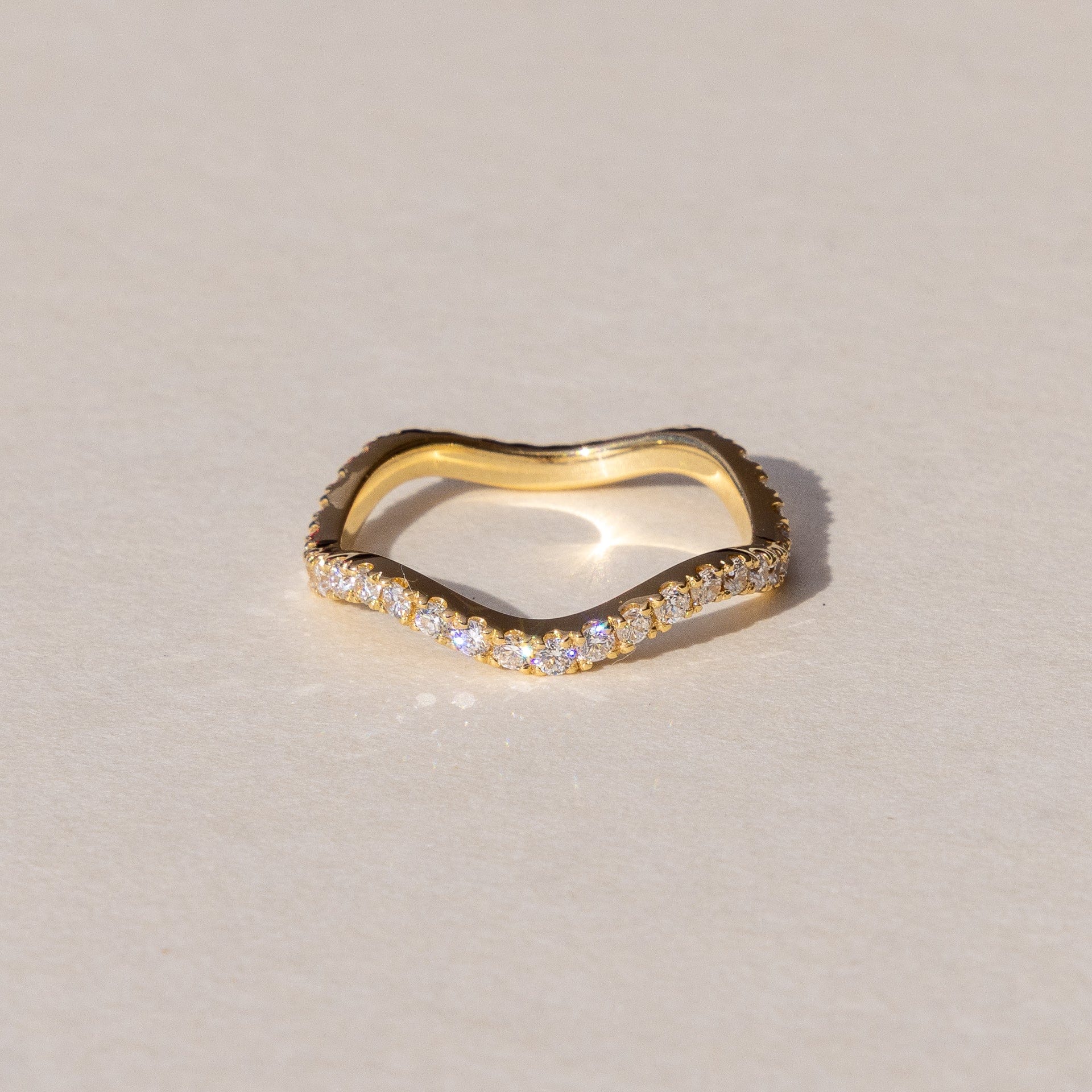 Gold and Diamond eternity ring