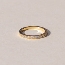 Diamond and Yellow Gold Eternity Band