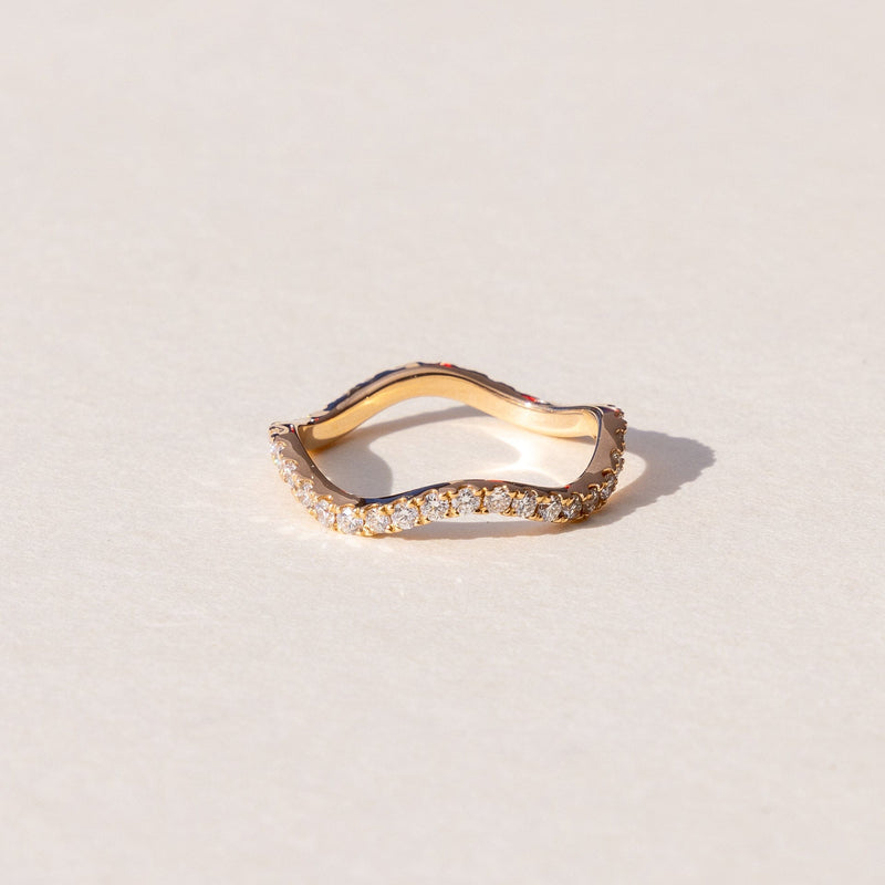 Gold and Diamond eternity ring