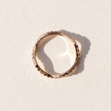 Wave design diamond and Gold ring