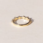 Half Diamond Marquise Eternity Band in 18ct Yellow Gold