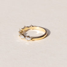 Half Diamond Eternity Band in 18ct Yellow Gold