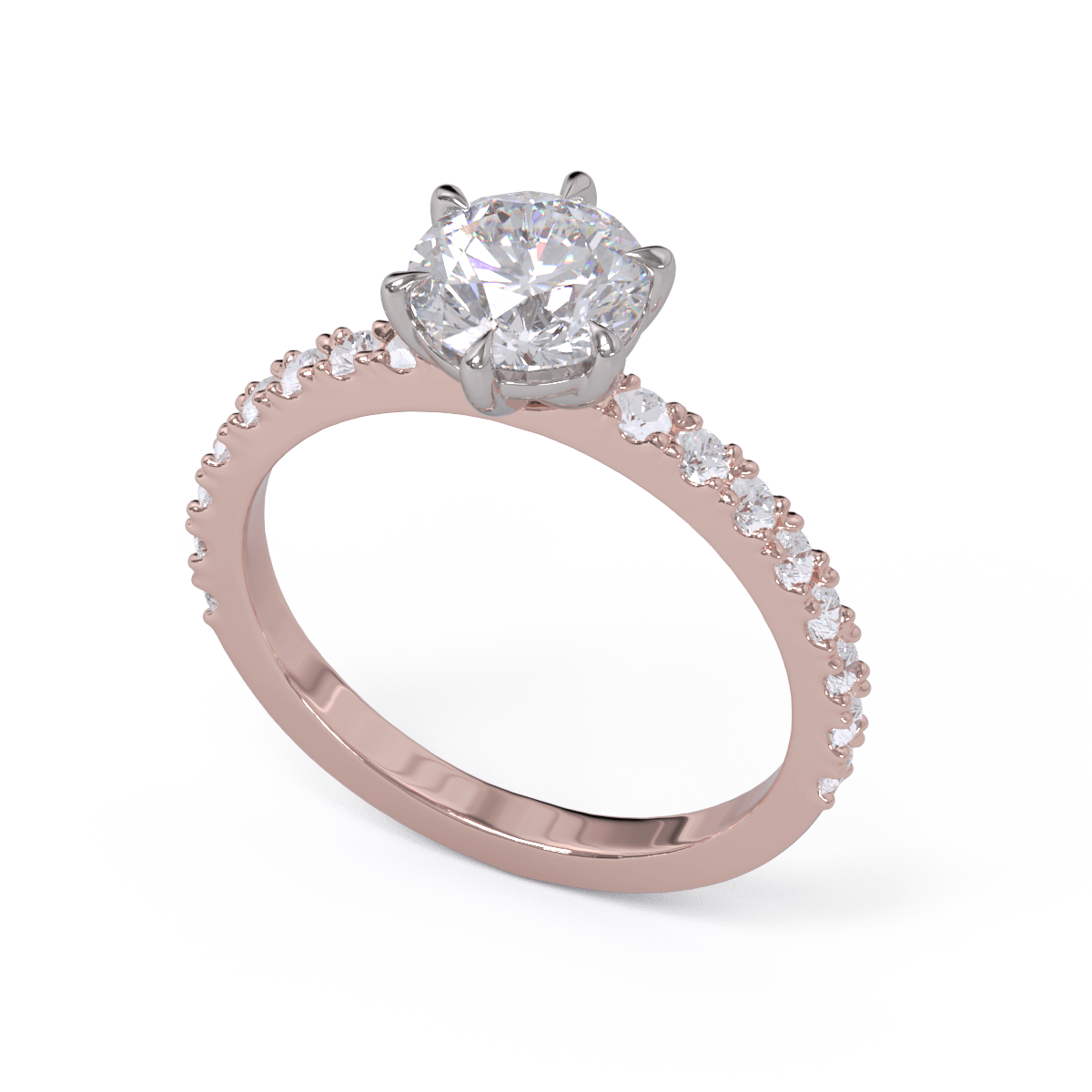 Katrina Round Brilliant Diamond Solitaire