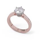 Jacqui Round Brilliant Diamond Solitaire