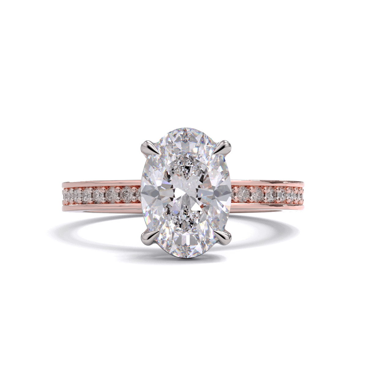 Quinn Oval Diamond Solitaire