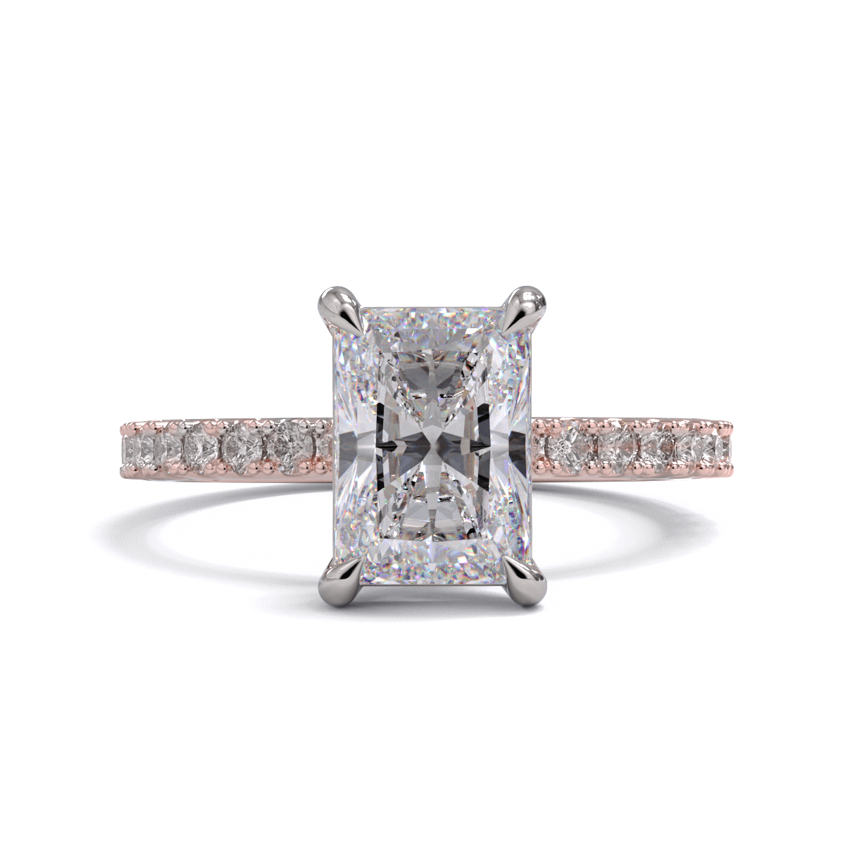 Lara Radiant Cut Diamond Solitaire