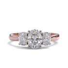 Abbey Three Stone Diamond Ring