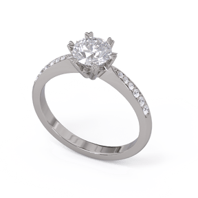 Nayeli Round Brilliant Diamond Solitaire