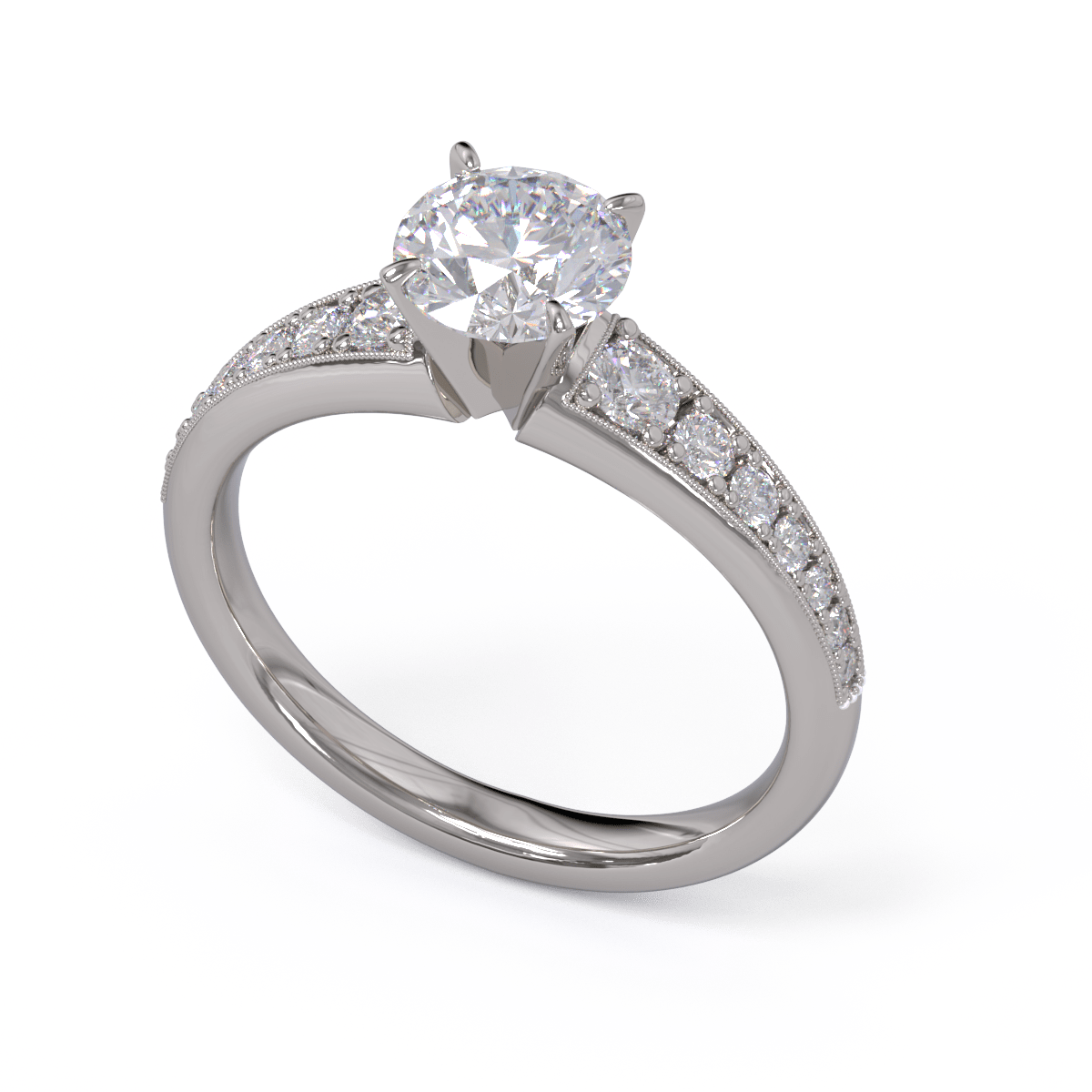 Manaia Round Brilliant Diamond Solitaire